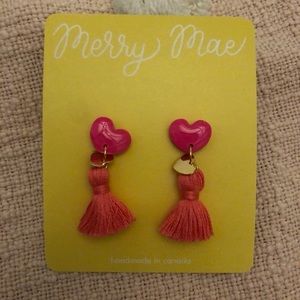 Merry Mae Hooray Hearts in neon pink.